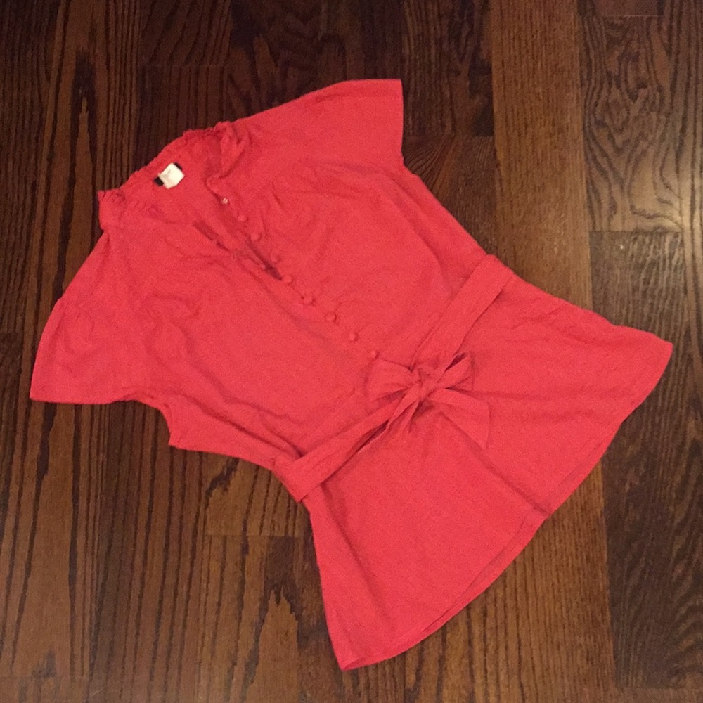 J. Crew pink cap sleeve top